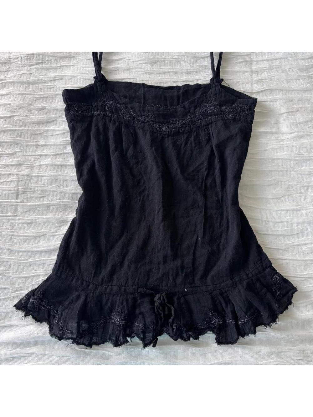 Women's Black Vests-tanks-cami